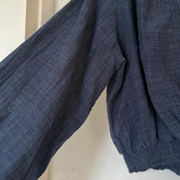 Free People Cherry Blossom wrap top in Midnight XS - Picture 3 of 5